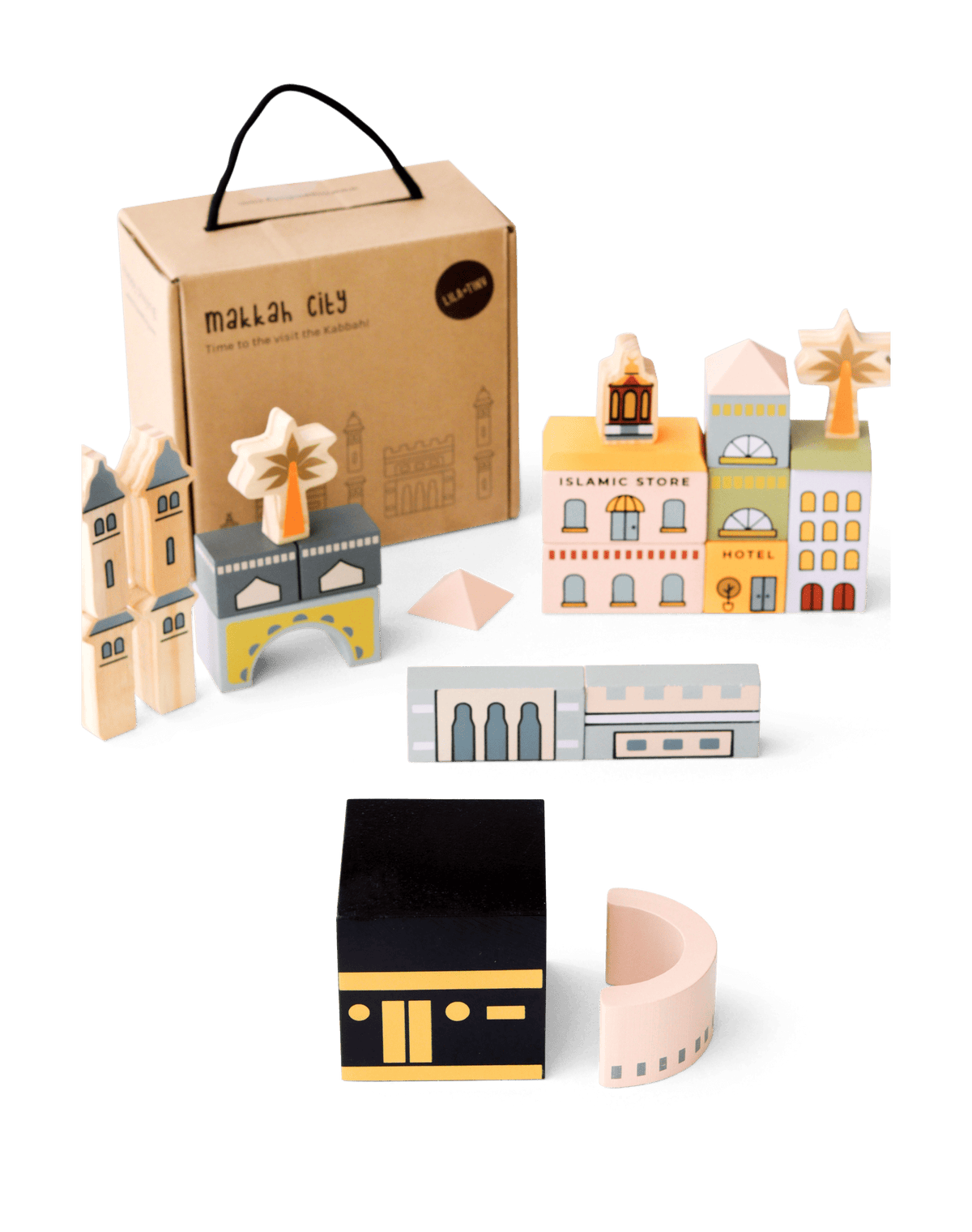 Makkah City Wooden Set