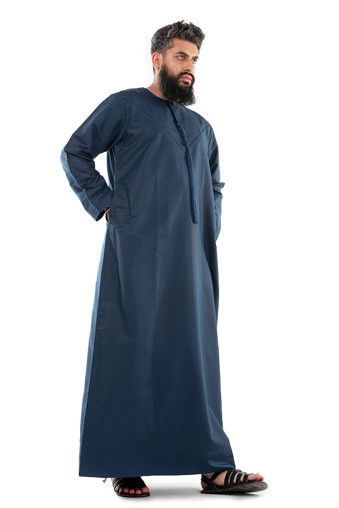 Navy Kids Emirati Thobe