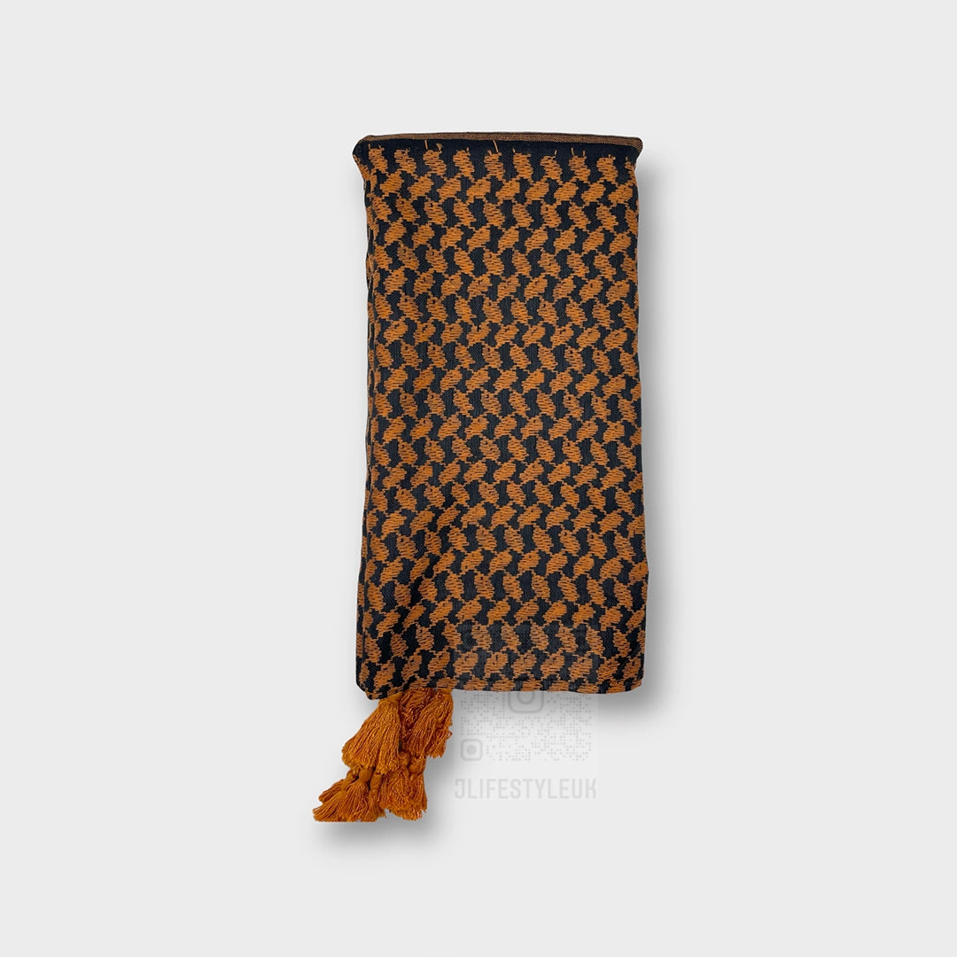 Orange Black Keffiyeh