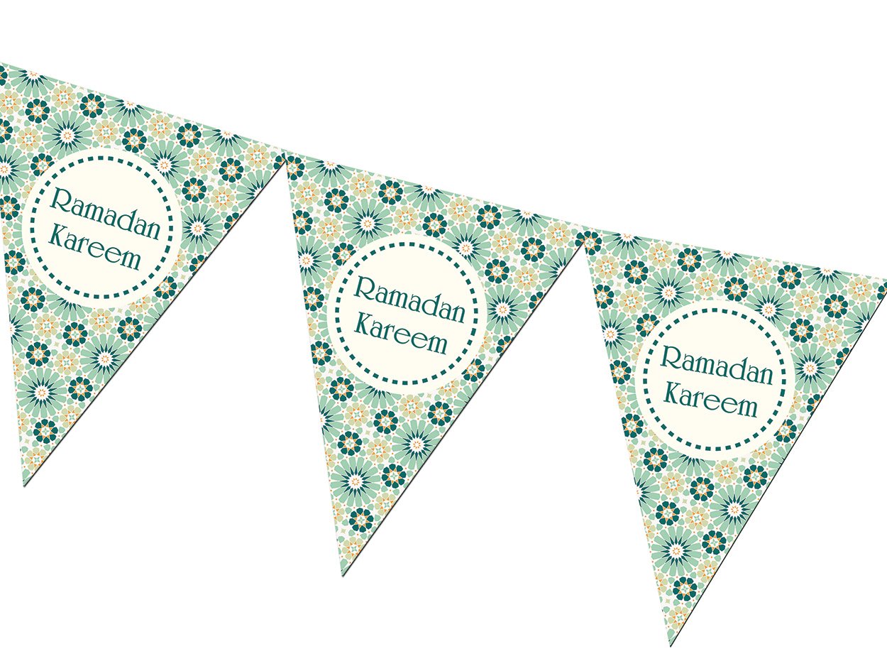 Ramadan Kareem Bunting - Green - jubbas.com