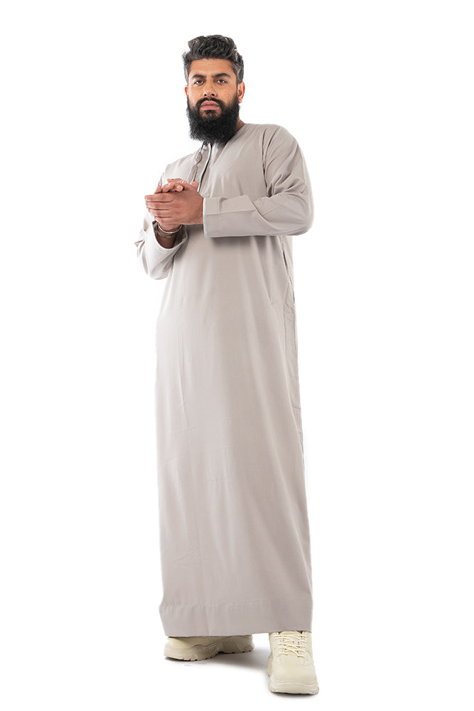 Silver Rust Habeel Thobe