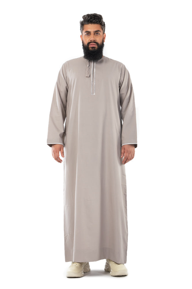 Silver Rust Habeel Thobe