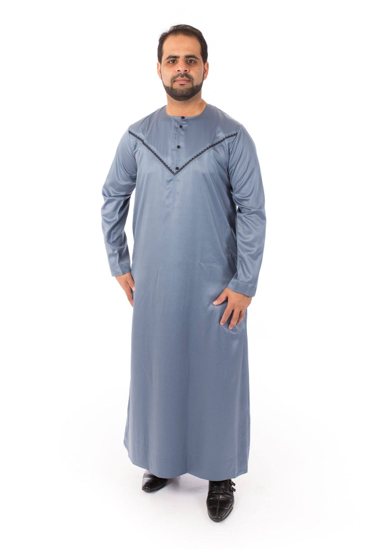 Steel Blue Omani Jubba