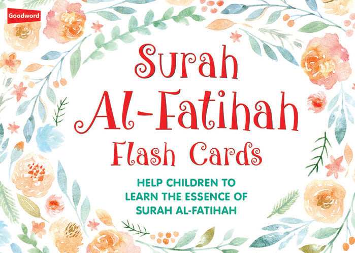 Surah Al-Fatihah Flash Cards - jubbas.com