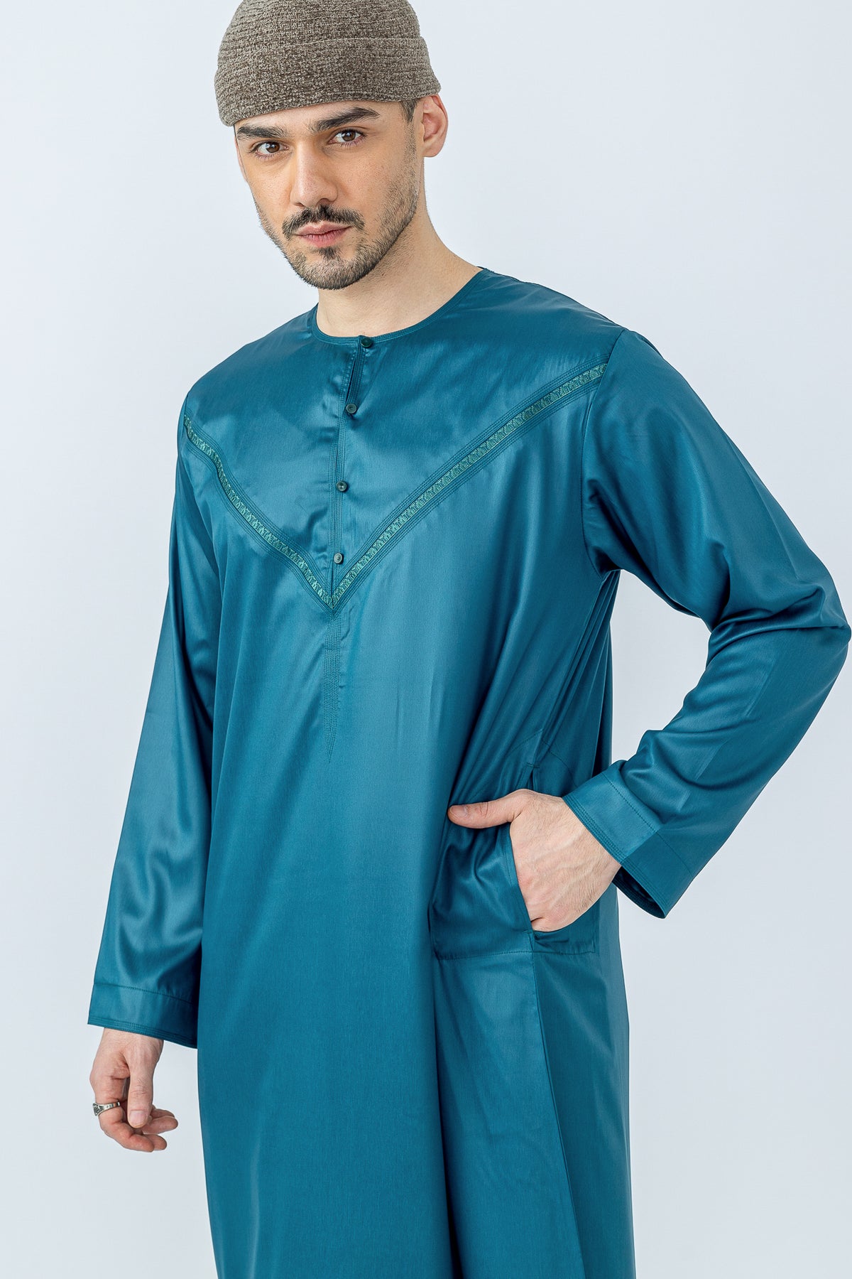 Surfie Green Omani Thobe