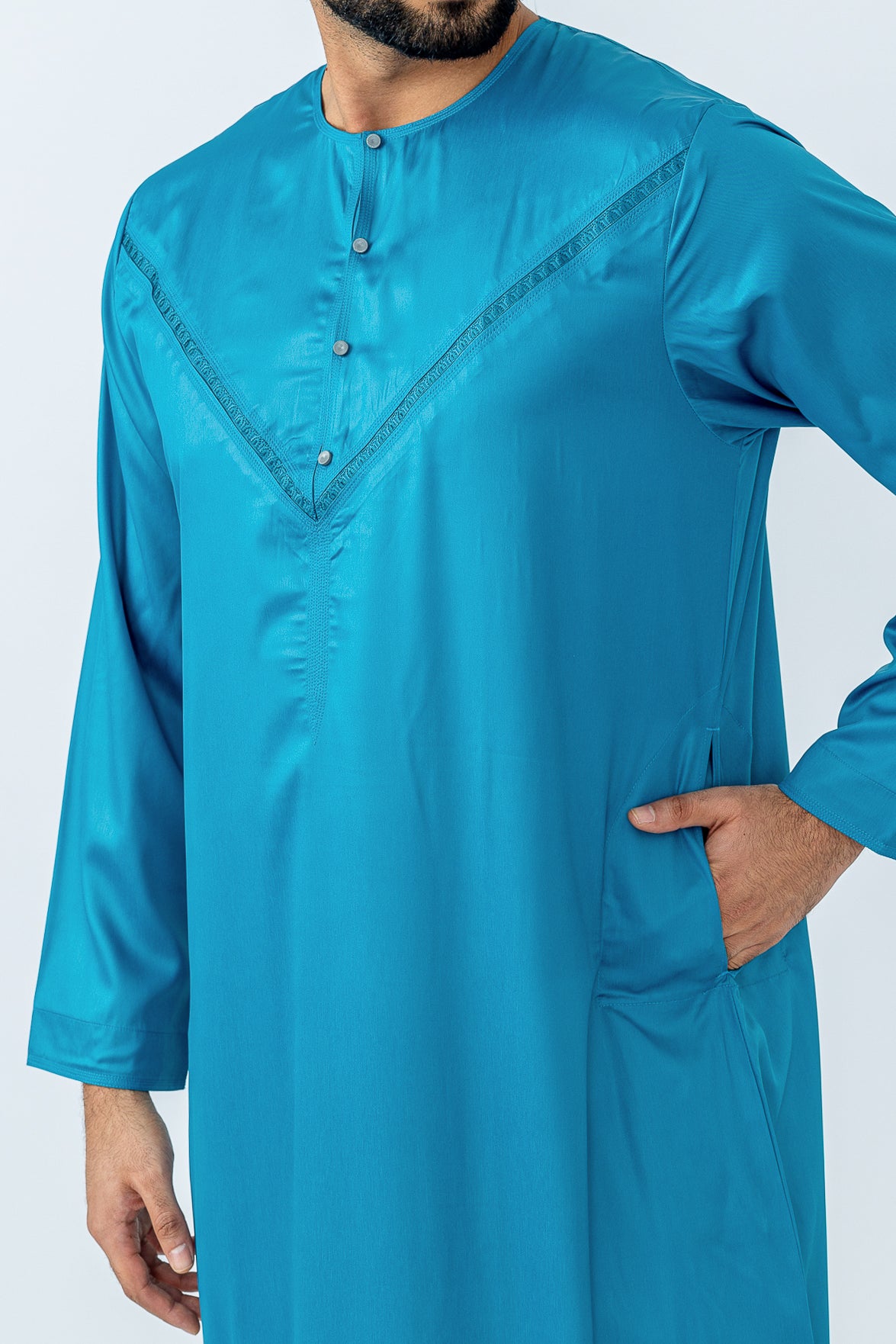 Turquoise Omani Thobe