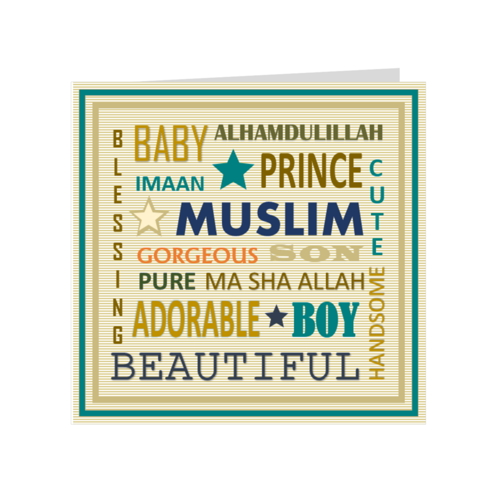 Urban Baby Boy Card - jubbascom