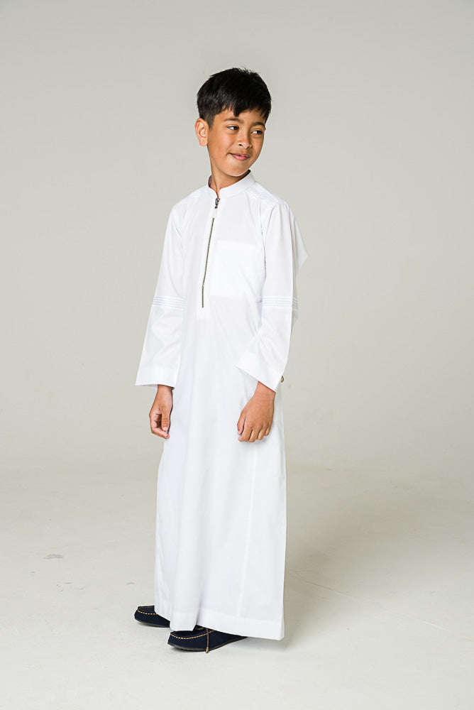 White Stitch Kids Jubba