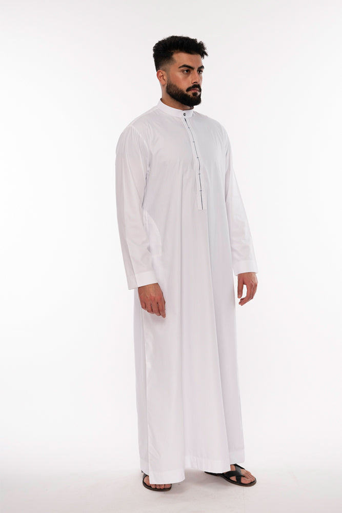 Eight Forty White Thobe