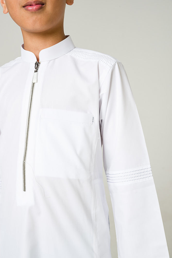 White Stitch Kids Jubba