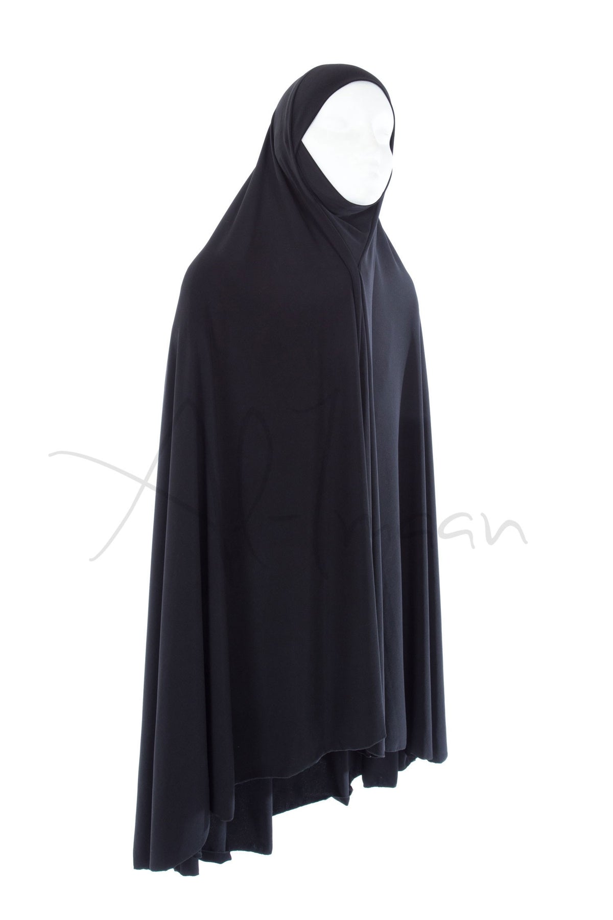 Yusra 2in1 Burkha Black - jubbascom